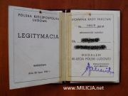 Legitymacja Medal 40-lecia Polski Ludowej